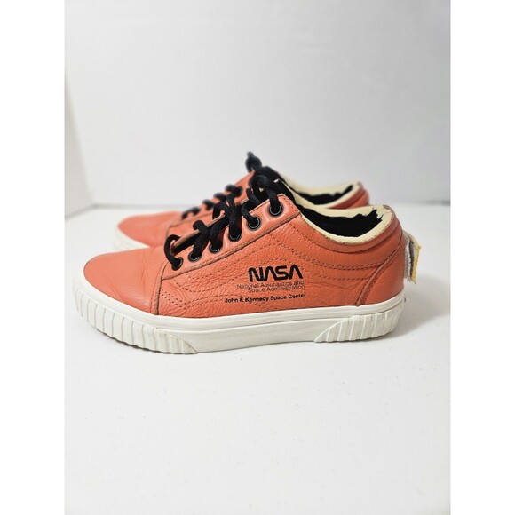 VANS NASA Space Theme Solid Orange Low Top Lace Up Athletic Sneakers US M4.5/W6 main image 10